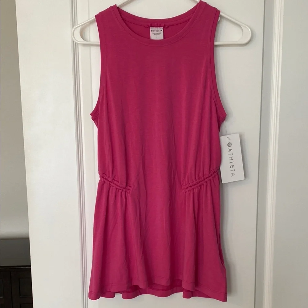 Athleta Fuchsia Sleeveless Tunic - Picture 1 of 10